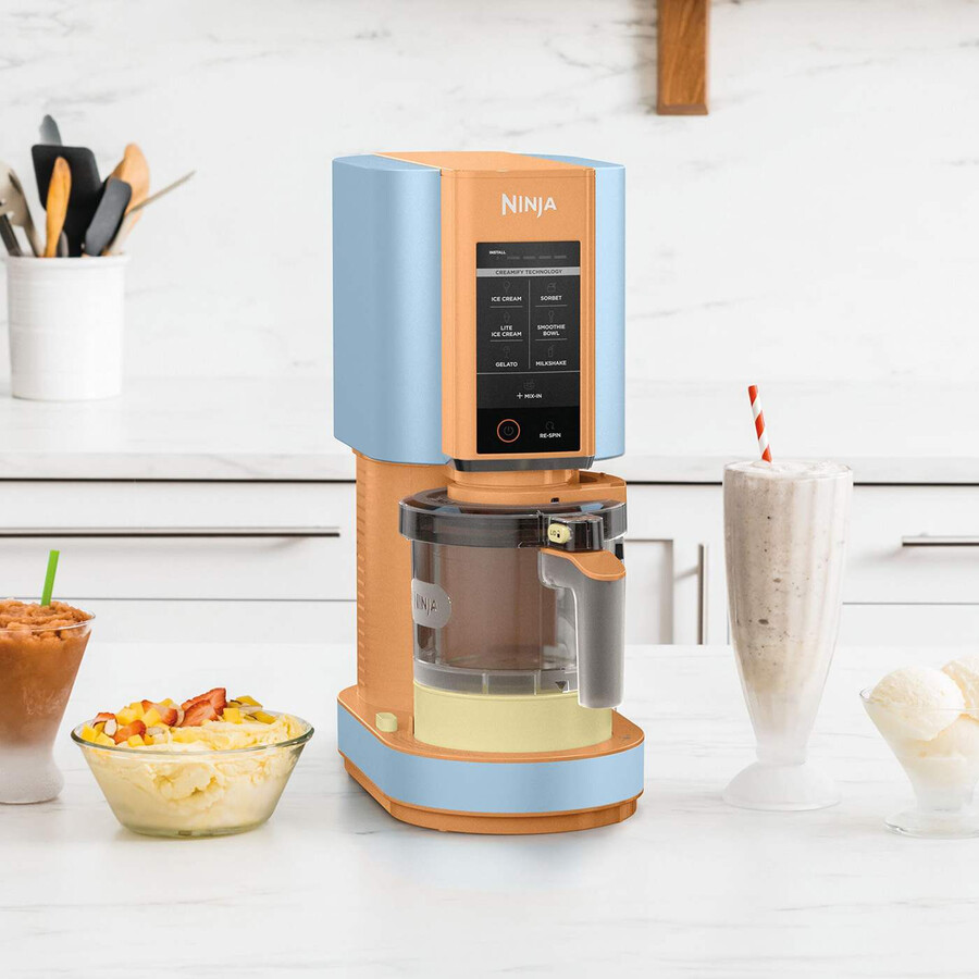 ninja creami eismaschine gefrorene desserts – zuckerbeere-aprikose nc300ukaopl