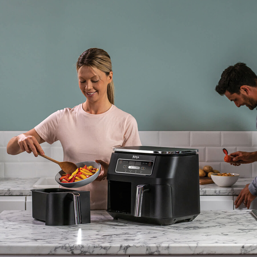 ninja foodi 4-in-1-zweizonen-luftfritteuse 76 l af200uk