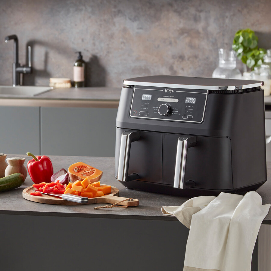 ninja foodi max dual-zone-heißluftfritteuse af400uk