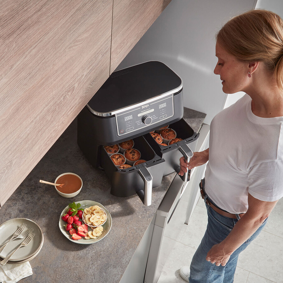 ninja foodi max dual-zone-heißluftfritteuse af400uk