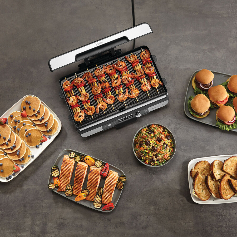 ninja sizzle pro xl grill flachplatte gx101uk