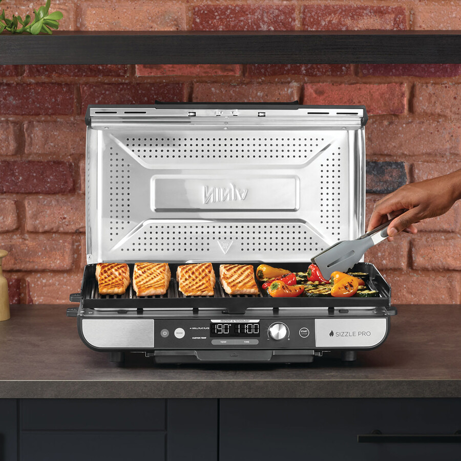 ninja sizzle pro xl grill flachplatte gx101uk