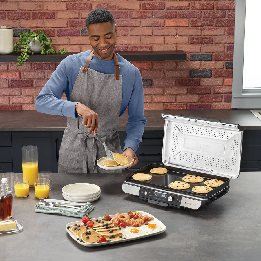ninja sizzle pro xl grill flachplatte gx101uk