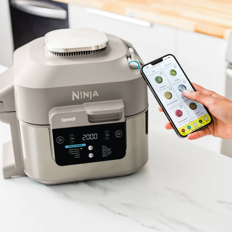 ninja speedi 12-in-1 multikocher heißluftfritteuse schongarer on500ukstgd