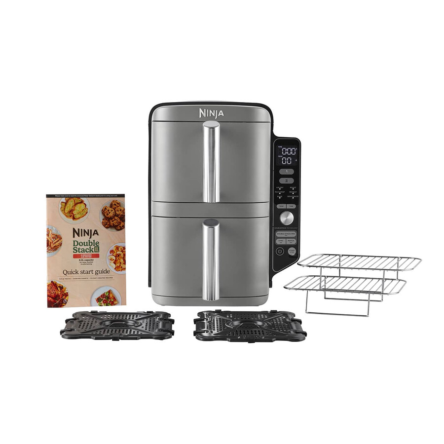 ninja double stack xl 95l heißluftfritteuse sl400uk
