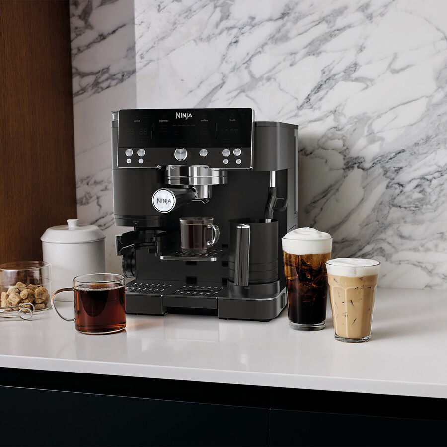 ninja luxe café premier espressomaschine - schwarz es601ukbk