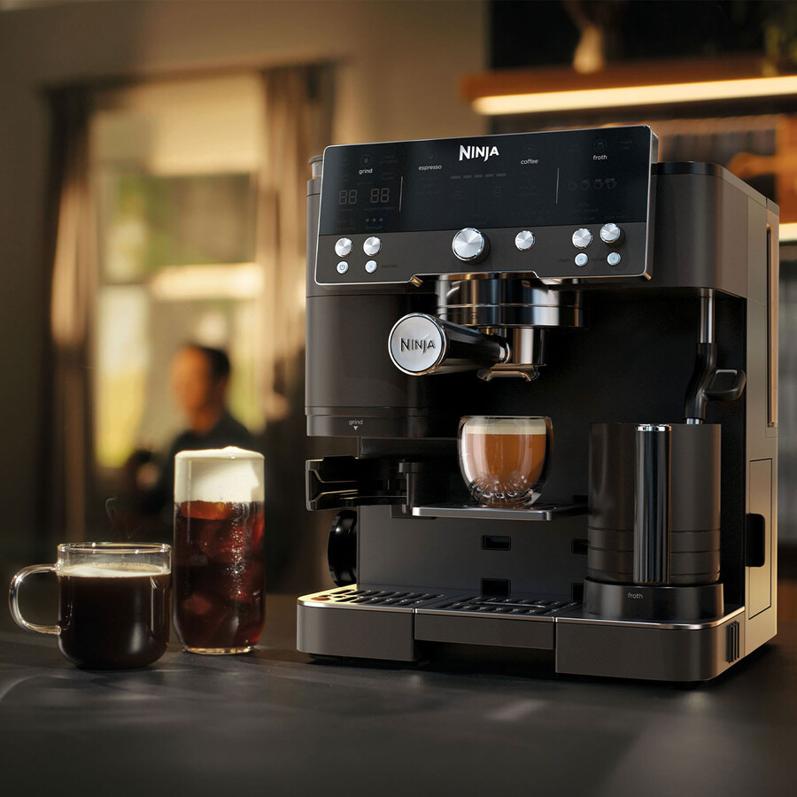 ninja luxe café premier espressomaschine - schwarz es601ukbk