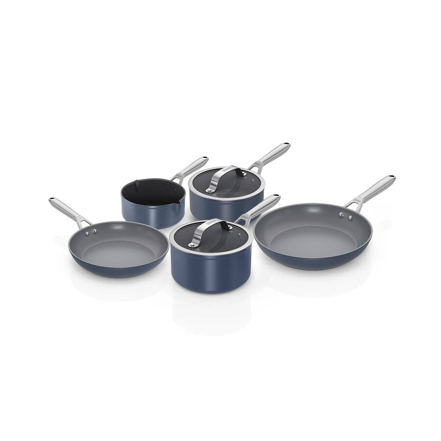ninja zerostick ceramic pro 5-teiliges pfannenset – mitternachtsblau