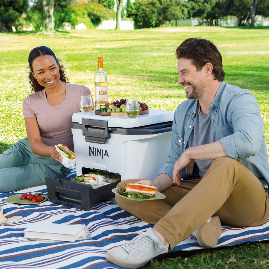 ninja frostvault 30qt28l hartbox - wolkenweiß fb131ukwh