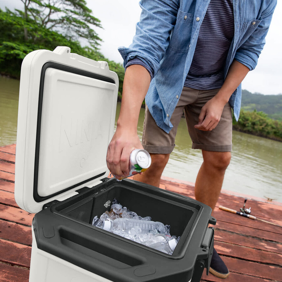 ninja frostvault 30qt28l hartbox - wolkenweiß fb131ukwh