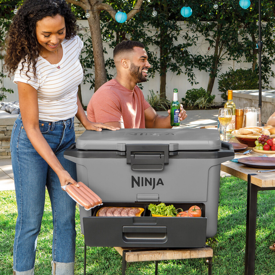 ninja frostvault 50qt47l hartbox - schiefergrau fb151ukgy