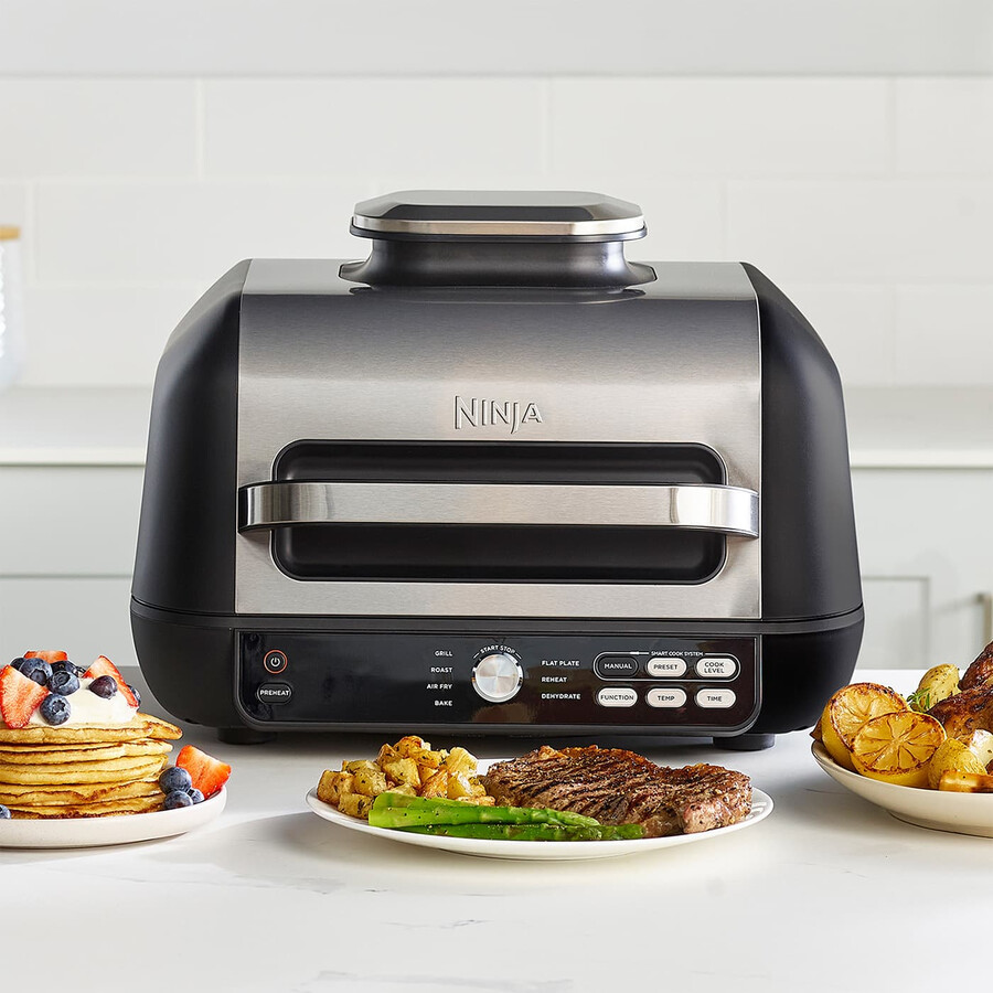 ninja foodi max pro health grill- und steakmesser-set - ag651steak