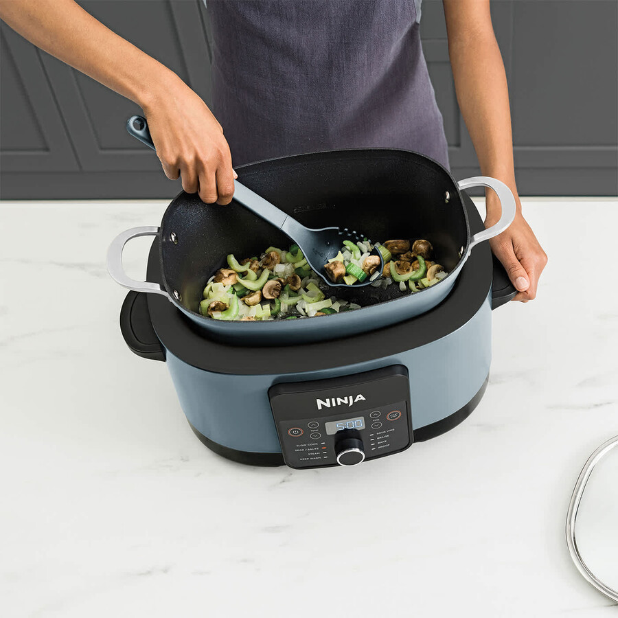 ninja foodi 8-in-1 possiblecooker slow cooker multikocher meersalz grau mc1001uk