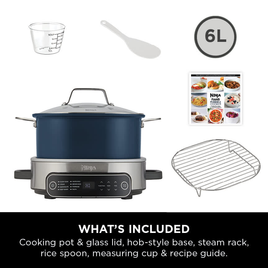 ninja foodi 8-modus 6l possiblecooker reiskocher schongarer mc1101uk