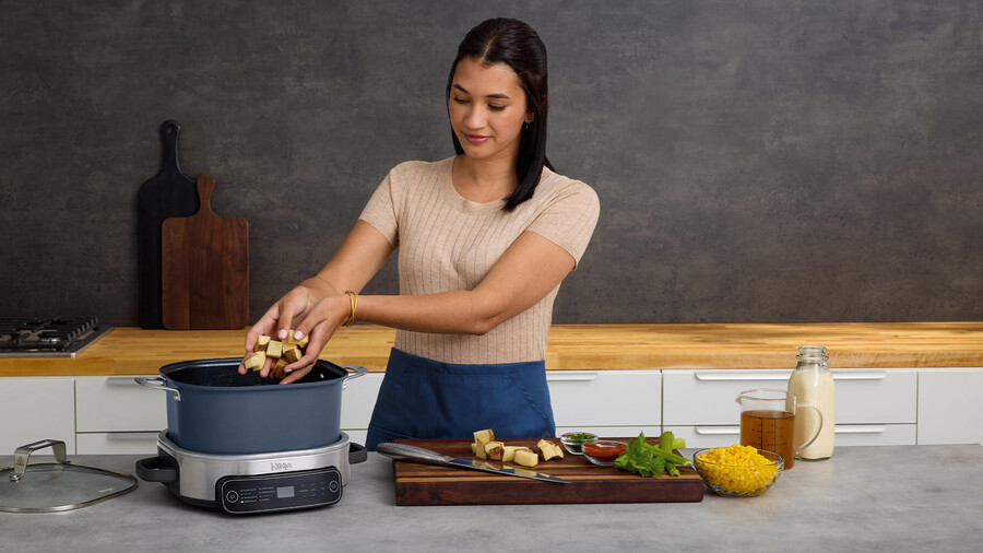 ninja foodi 8-modus 6l possiblecooker reiskocher schongarer mc1101uk