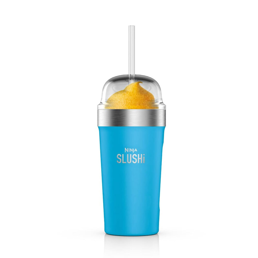 ninja slushi isolierbecher mit deckel und strohhalm – hellblau xskbblbleuk