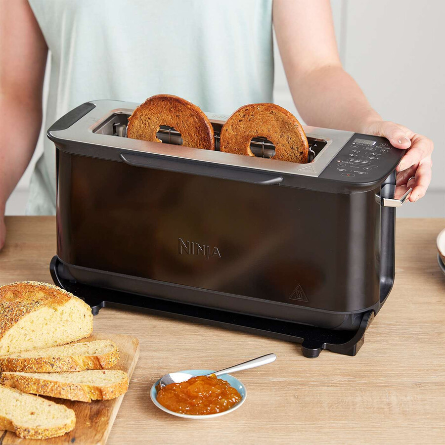 ninja foodi 3-in-1 toaster grill panini-presse schwarz st200uk