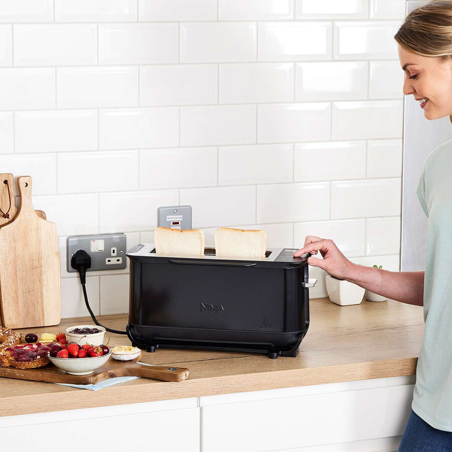 ninja foodi 3-in-1 toaster grill panini-presse schwarz st200uk