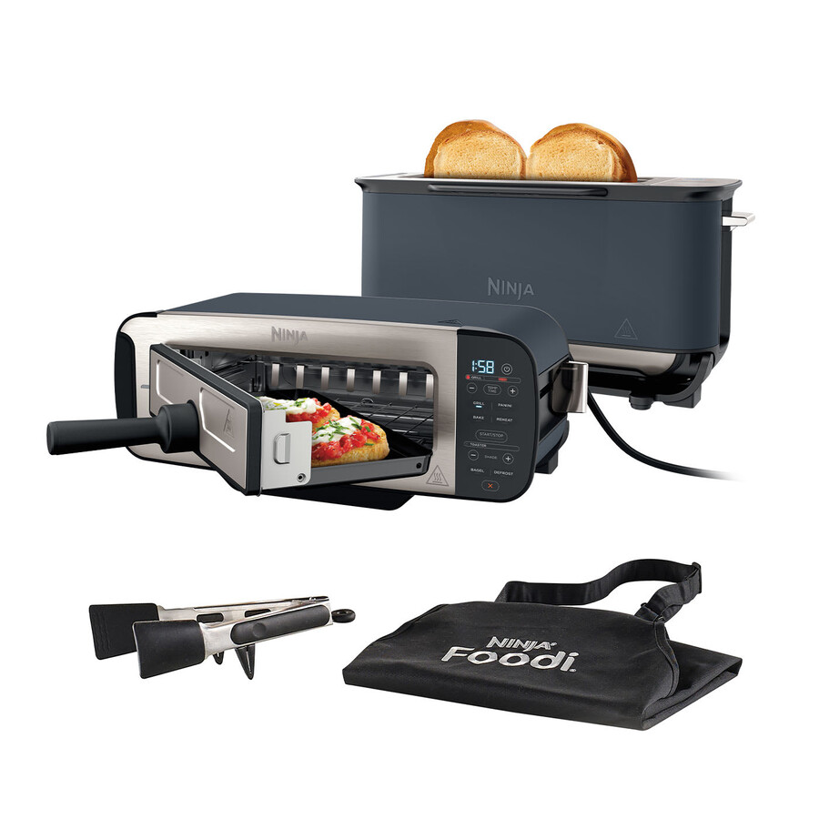 ninja foodi 3-in-1 toaster grill panini-presse - cyber space st200ukcyd