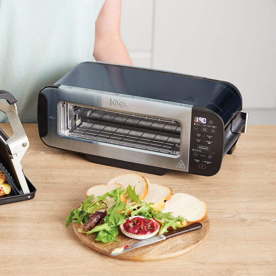 ninja foodi 3-in-1 toaster grill panini-presse - cyber space st200ukcyd