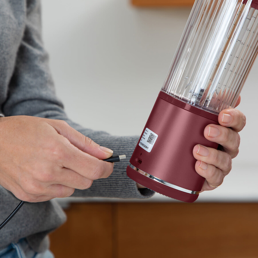 ninja blast akku-standmixer – cranberry bc151ukcr